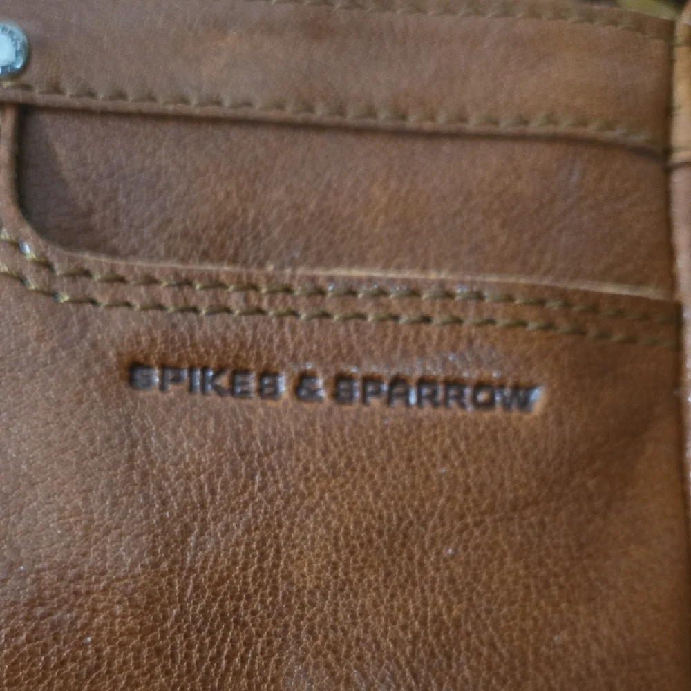 Brown Leather Crossbody Bag by Spikes & Sparrow - Picture 2 of 9